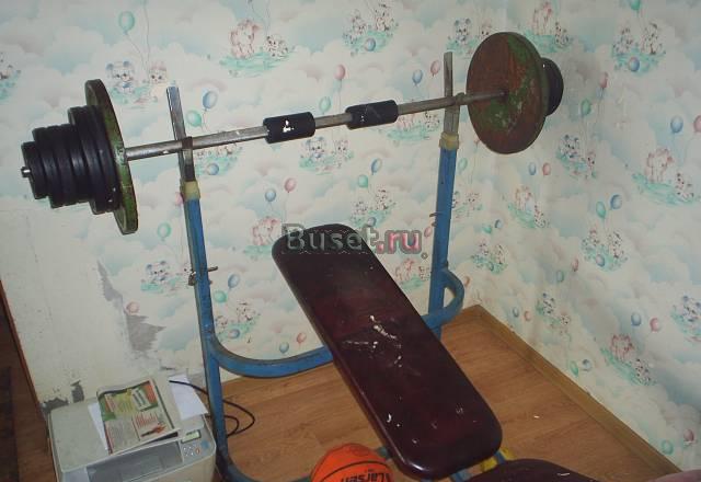 Штанга с лежаком Москва