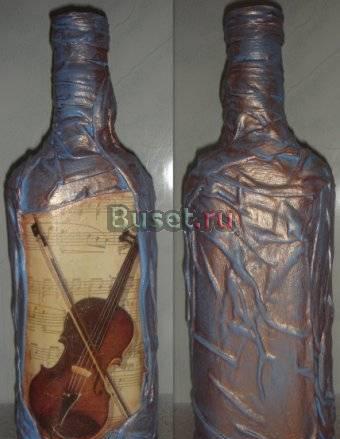 Роспись бутылок, шкатулкы-декупаж Москва