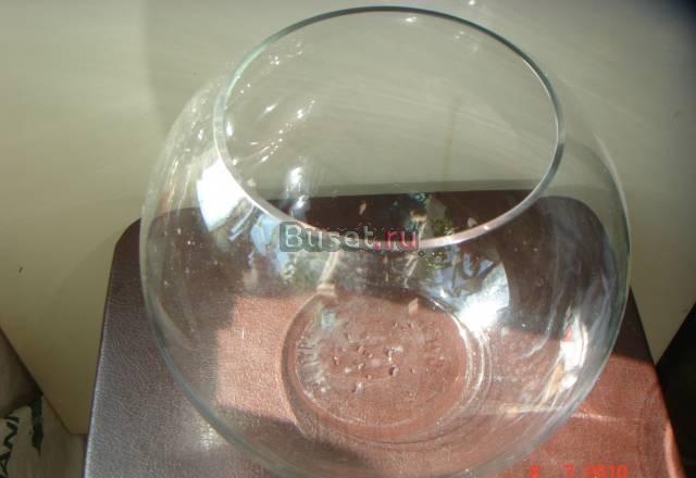 Вазы (аквариумы) круглые стеклянные Москва