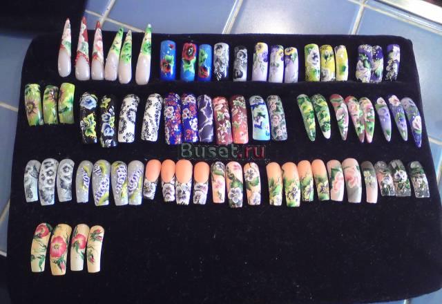 Роспись и наращивание ногтей Москва