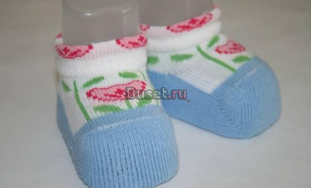 Новые носочки цветочки Италия р-р 0-5 мес Москва