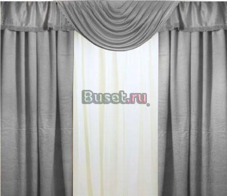 Шторы с ламбрекеном, 2 полотна Москва