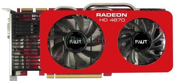 Игровая Видеокарта palit radeon 4870 512Mb DDR5 Санкт-Петербург