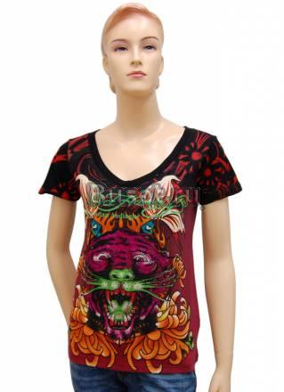 ED hardy (53911) Женская футболка Москва