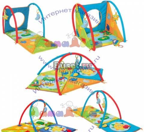 Chicco Игровой коврик солнышко 3 в 1 Москва