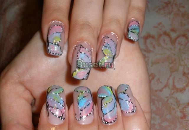 Наращивание ногтей(гель,акрил,биогель) дизайн Москва