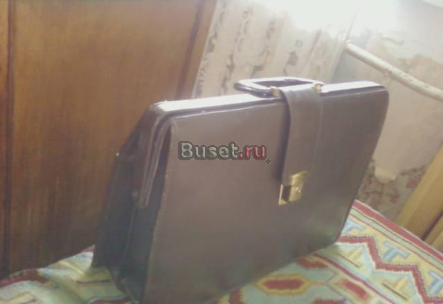 Портфель кожаный Самара