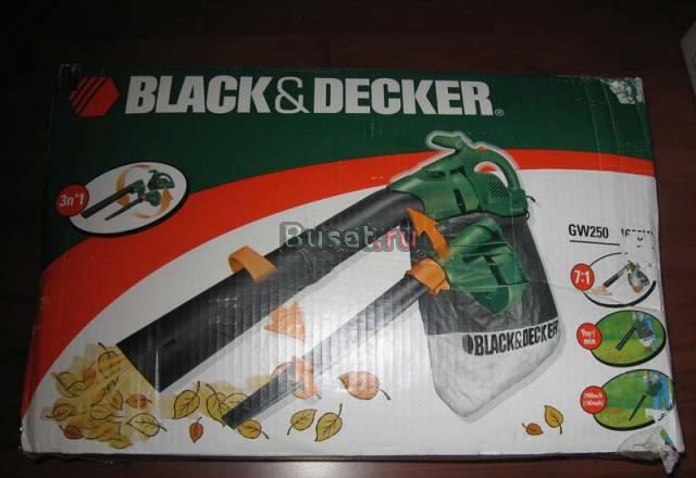 Садовый пылесос BlackDecker GW 250, Англия Москва