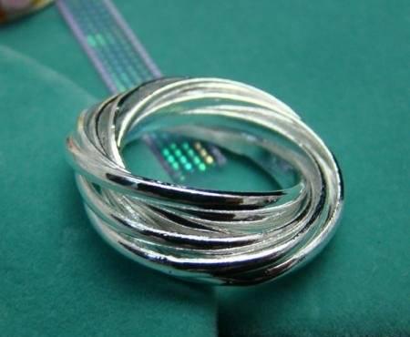 Серебряное кольцо из 8 колец Санкт-Петербург