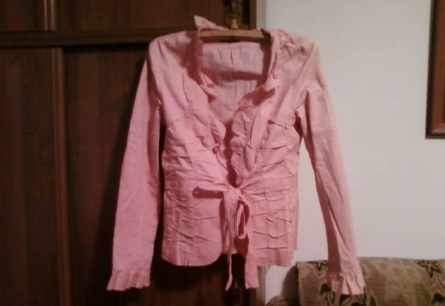 Пиджак летний100хлопок,нежно-лососевый цвет Москва