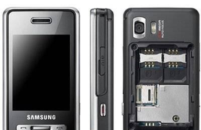 Samsung D980 duos Москва