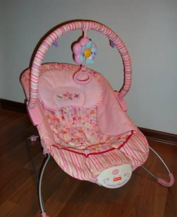 Шезлонг для принцессы Fisher Price Москва