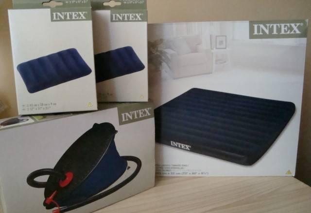 Надувная 2-х спальная кровать " intex" Мытищи