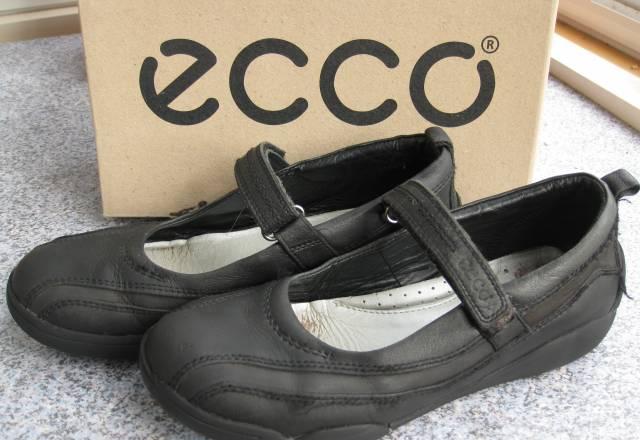 Туфли Ecco черные разм. 34 школьные б/у Санкт-Петербург