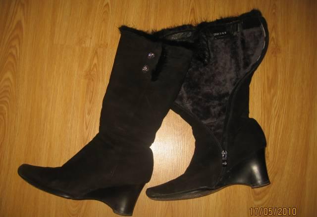 Женские зимние сапоги- замша и овчина Санкт-Петербург