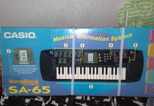 Синтезатор  casio SA-65 б/у Москва