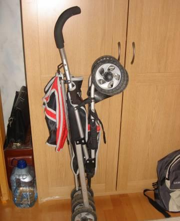 Детская прогулочная коляска-трость leader kids Москва