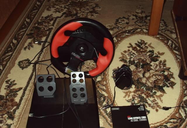 Руль с педалями для компьютера Москва