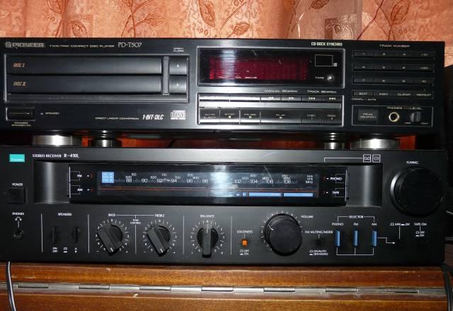 Ресивер sansui R-410L и плеер pioneer PD-T507 Санкт-Петербург