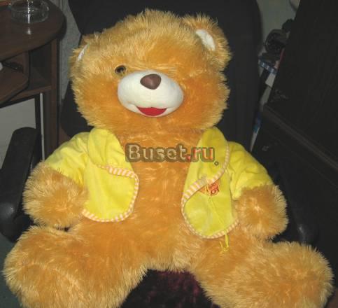 Игрушки Медведь огромный в курточке. TOY and JOY Москва