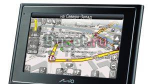 Mio Moov 300 с картами мира Москва