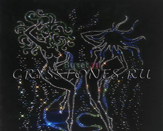 Картина из кристаллов Swarovski "Морские нимфы" Москва