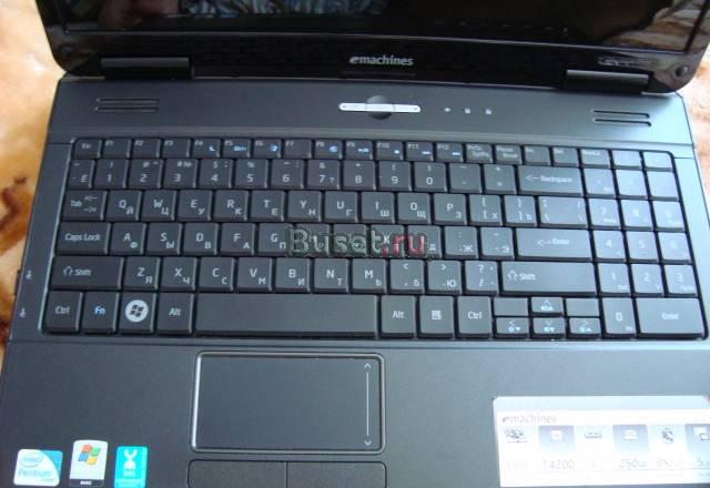 Emachines E725 Pentium Dual Core T4300 2.10/3/250 Москва