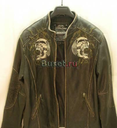 Стильная кожанная куртка Affliction косуха Москва