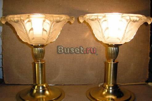 Лампы парные в стиле "ар деко", Франция Москва