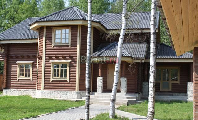 Загородный коттедж из бруса Санкт-Петербург