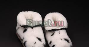 Тапки меховые. подошва войлок Москва