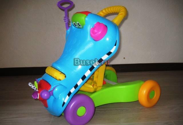Ходунки и машинка, 2-в-1,Play School Москва