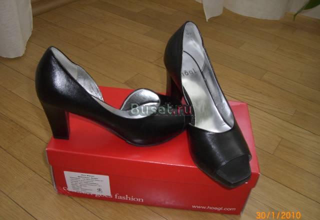 Новые чёрные туфли Hogl (Германия) Москва