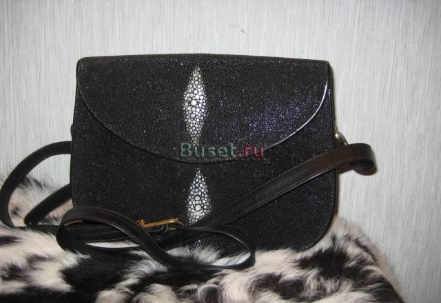 Сумка из кожи ската новая Москва