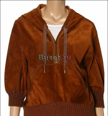 UGG  пуловер (худи) замшевый с капюшоном Москва