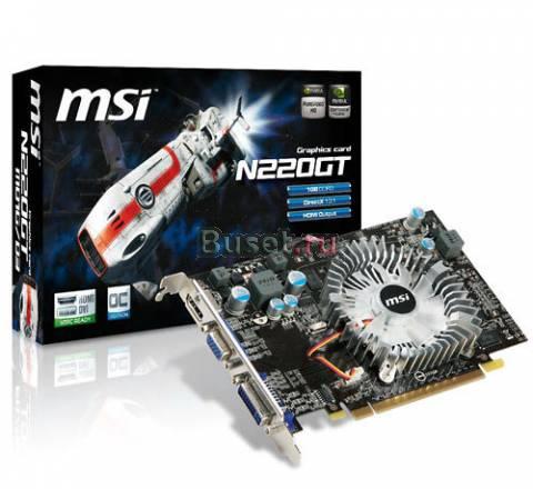 Видеокарта MSI N220GT MD-512 Тайшет