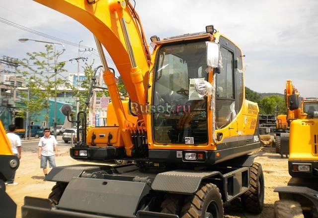 Корейский колесный экскаватор Hyundai Robex 2010г Владивосток