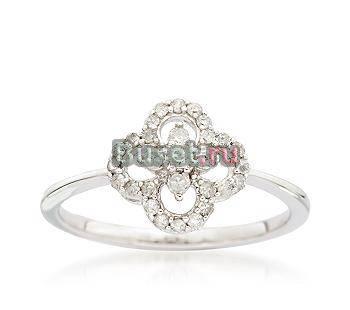 Золотой комплект-кольцо,серьги-бриллианты 0,75 к Москва