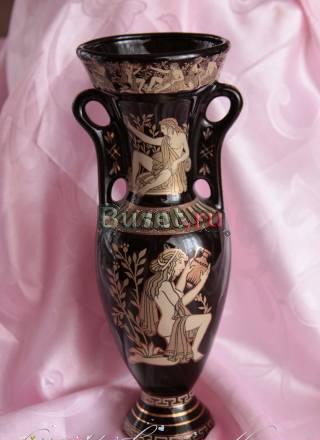 Ваза Адонис, фарфор, золото 24кр. Греция Москва