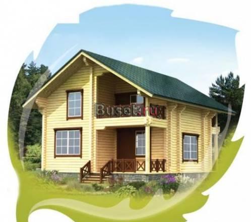 Дом из  бруса 190x190 мм, 140 кв.м Москва