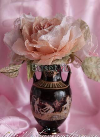 Ваза Охота, фарфор, золото 24кр. Греция Москва