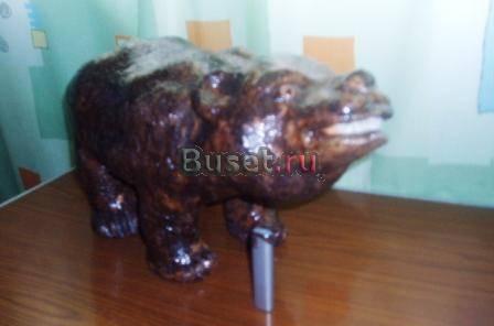 Большой медведь (керамика) Москва