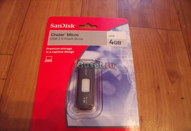 Флэшка USB SanDisk MicroU3 4Gb Санкт-Петербург