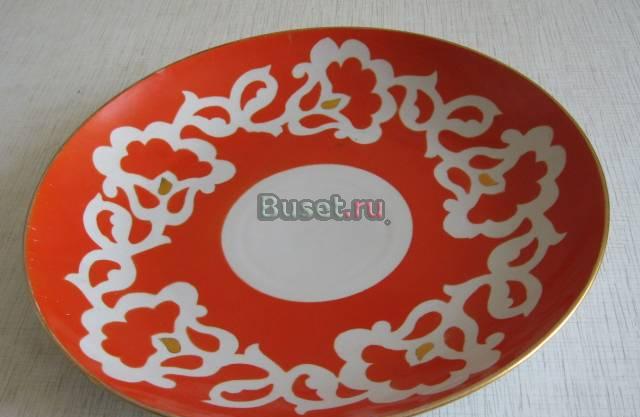 Блюдо фарфор , диам.30см Москва