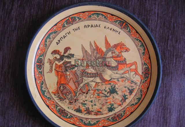 Тарелка настенная греческая Москва