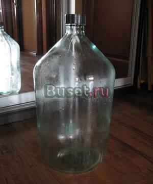 Стеклянная бутыль 20 л для вина и кваса Москва