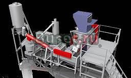 Б/у комплекс измельчения, отмывки и сушки твёрдых Москва