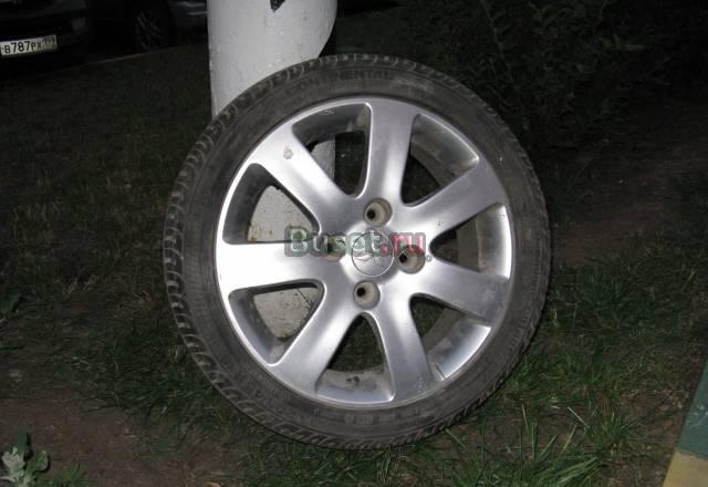 Литые диски R16+резина на Мицубиси Кольт Москва