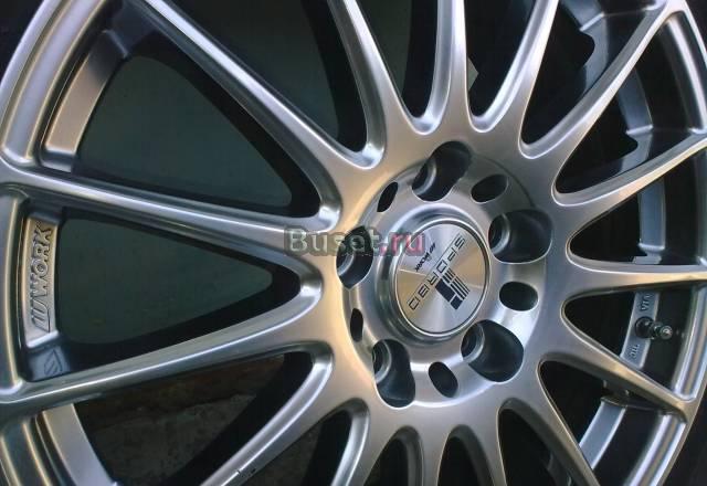 Японские диски Work 17" +резина Bridgestone" Москва