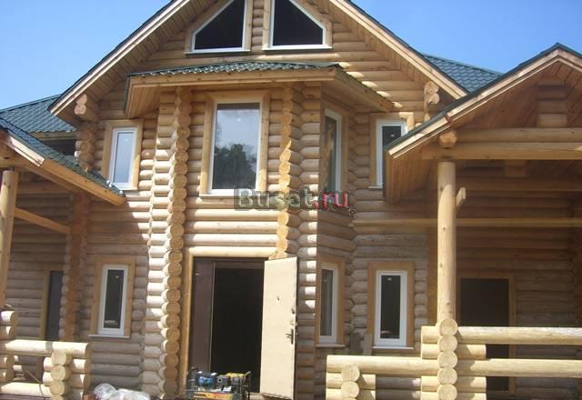 Дом 340 М2 из бревна Ф24 без внутр. отделки Черноголовка